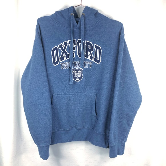 university blue hoodie